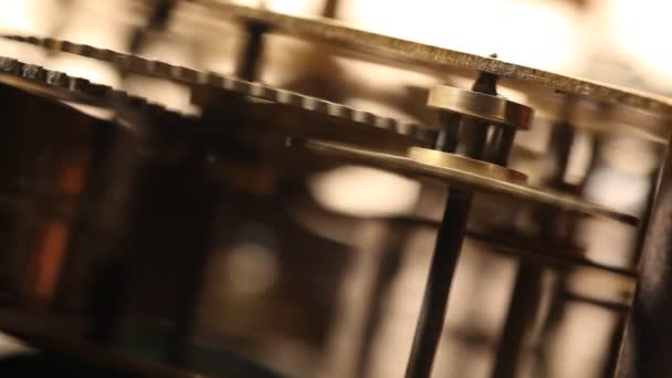 Clock Mechanism — Stock video